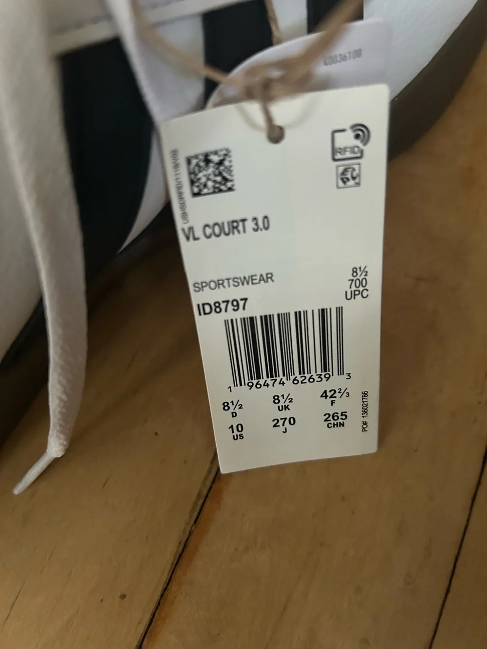 adidas never worn
